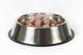Koko's Raw chunks in large stainless steel bowl
